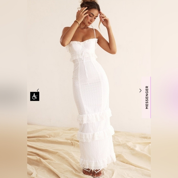 House of CB London Eve Maxi Dress L - Picture 3 of 7